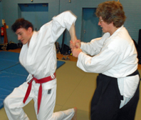 Training in Aikido
                          at Reading