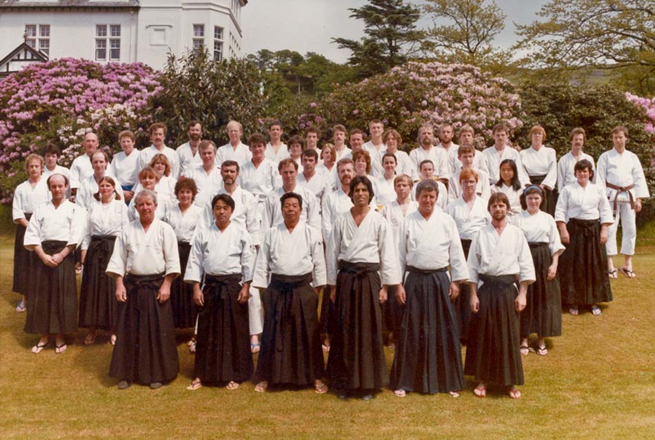 Saito Sensei course
                                              group photo - Largs 1985