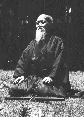 O
                                            Sensei, the founder of
                                            Aikido meditating