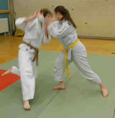 Aikido throw at Reading University Aikido Club